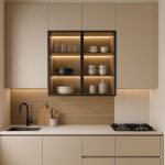 کابینت آشپزخانه با طراحی سفارشی و متریال باکیفیت