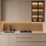 کابینت آشپزخانه با طراحی سفارشی و متریال باکیفیت