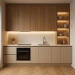 کابینت آشپزخانه با طراحی سفارشی و متریال باکیفیت