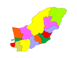 Counties of Golestan province, Iran