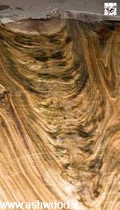 چوب های گردو با طرح جناغی بصورت طبیعی