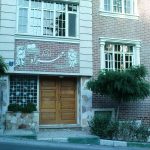 عکاسی تهران قدیم , عکاسی خانه های قديمی ، عکس تهرانگردی ، درب قدیمی چوبی تهران