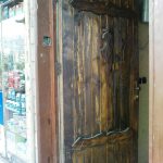 عکس تهرانگردی ، درب قدیمی چوبی تهران