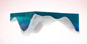 میز سه بعدی با الهام از زیبایی اقیانوس ها