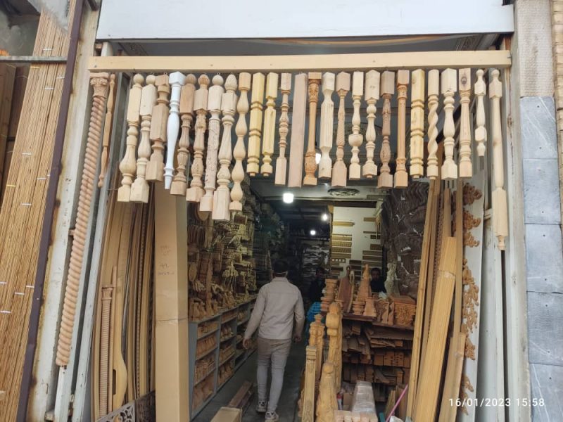 فروشگاه نرده چوبی ، هندریل و کف پله چوبی 