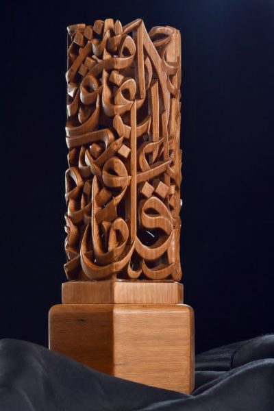 اثار چوبی منبت کاری و حجم سازی با چوب