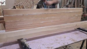 طراحی و ساخت انواع درب تمام چوب راش