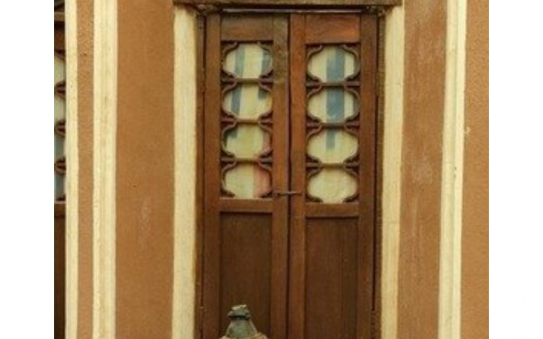 درب چوبی سبک قدیمی سنتی