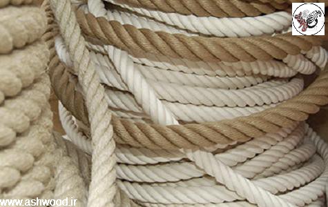 طناب تزئینی ، طناب کنفی ، سبک روستیک و طناب کهنه ، پارچه گونی روستیک 