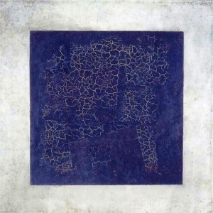 کازیمیر مالویچ، مربع سیاه، ۱۹۱۵، ۷۹٫۵ x‏ ۷۹٫۵ سانتیمتر، رنگ روغن روی بوم، نگارخانه ترتیاکوف، مسکو
