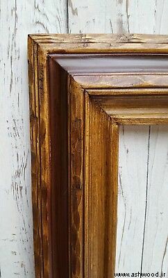 قاب چوبی سبک روستیک , قاب آینه , قاب عکس چوب طبیعی 