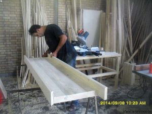 ساخت میز چوبی , تمام چوب کاج روسیه