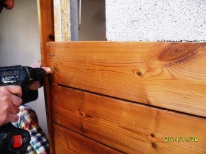 نمای چوب کاج فنلاندی فراوری شده ، اشباع شده 
