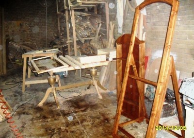 کارگاه فن و هنر قاب آینه چوبی