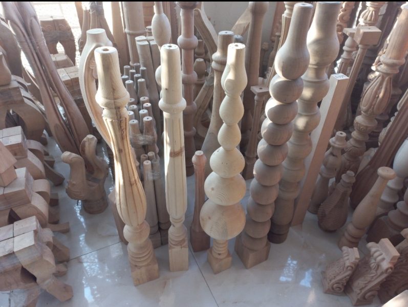 قیمت و نصب انواع نرده چوبی ، تولید انواع نرده چوبی پله