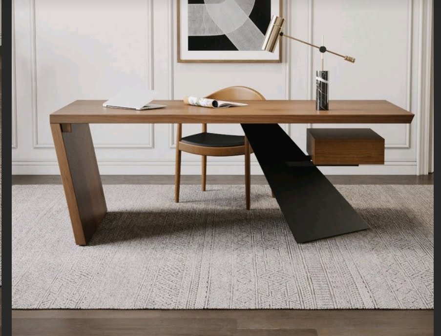 ایده های جدید ساخت میز مطالعه چوبی ، میز تحریر چوبی