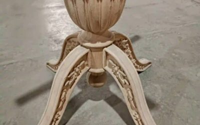 پایه میز گلدانی ، ساخت و براورد قیمت انواع پایه میز چوبی