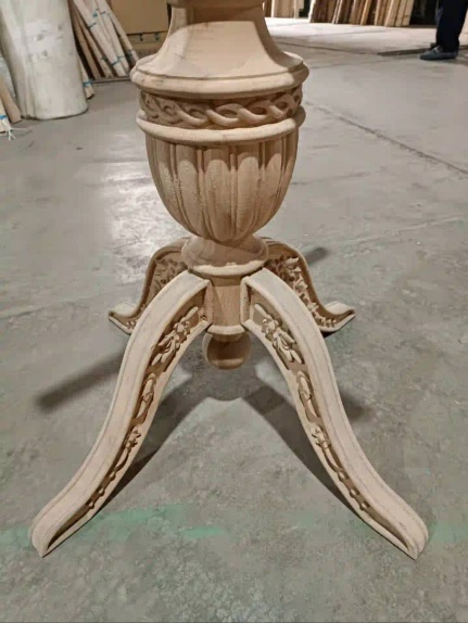 پایه میز گلدونی منبت کاری شده ، پایه گلدانی ، ساخت انواع پایه میز چوبی