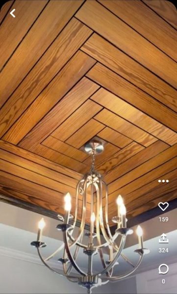 سقف کاذب چوبی آشپزخانه و پذیرایی