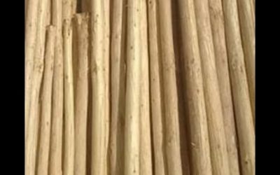 تیر چوبی گرد سقف و حمال برای خاکبرداری