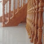 اجرای پله چوب بلوط ، نرده و کف پله چوب بلوط