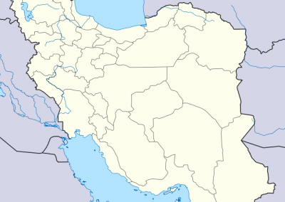 map tehran iran