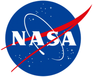 The NASA insignia. Element RGB color values as defined in Encapsulated PostScript file obtained from the Publishing Office of NASA Glenn Research Center.