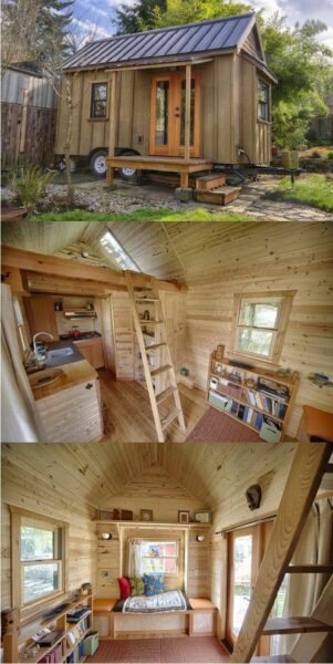 مدل و ایده کلبه چوبی, هک طراحی هوشمندانه خانه کوچک