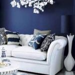 رنگ سفید و آبی ترکیبی کلاسیکه در دکوراسیون داخلی منزل