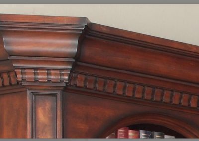 کتابخانه و قفسه های چوبی سبک کلاسیک ( عکس و ایده های جدید )