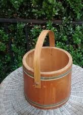 سطل چوبی , سطل زباله , سطل چوبی مناسب فضای باز