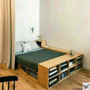 ایده و مدل تخت خواب مدرن چوبی