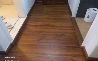 نصب کفپوش چوبی لوکس در پروژه بازسازی شهرک امید تهرانپارس