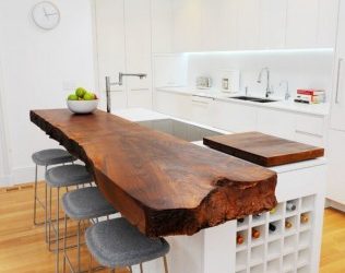 استفاده از چوب در دکوراسیون آشپزخانه