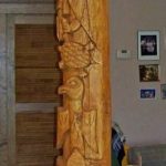 ستون چوبی ، ستون گرد ، ستون درختی ، ستون کلاسیک و مدرن چوب