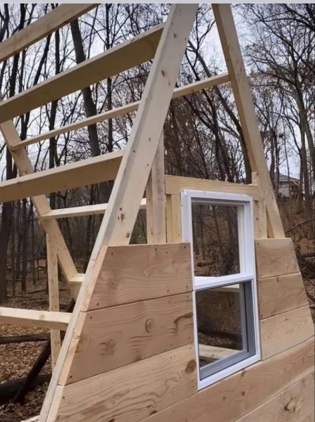طراحی مشاوره و ساخت A-Frame کلبه های چوبی شله 