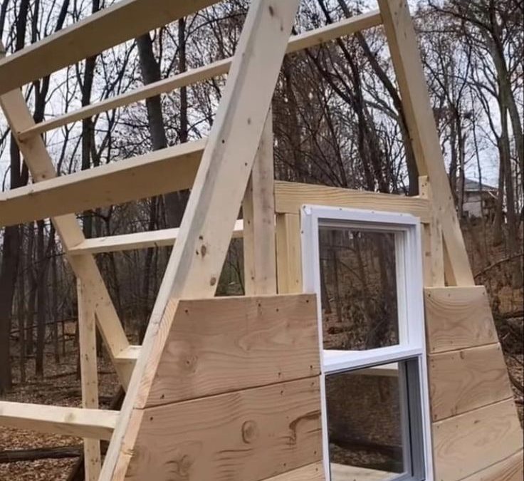 طراحی مشاوره و ساخت A-Frame کلبه های چوبی شله