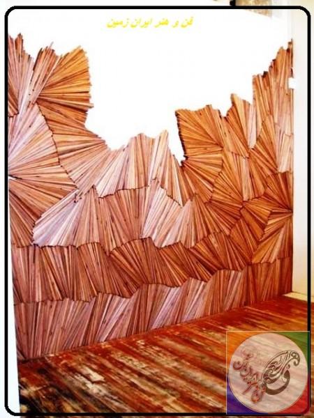 دکوراسیون چوبی لمبه دیوارکوب کفپوش سقف کاذب چوبی 