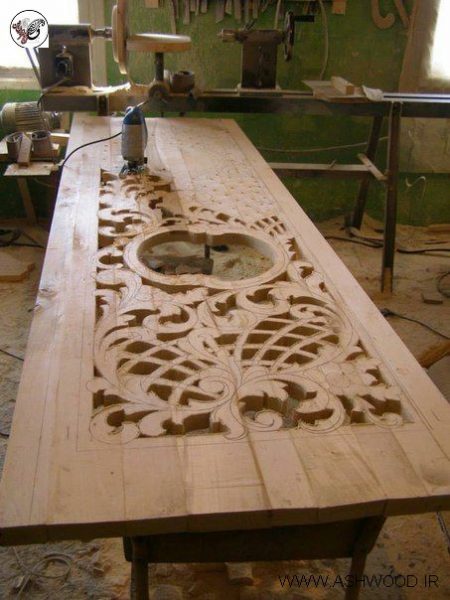 انواع درب های چوبی زیبا برای داخل خانه , طراحی و ساخت درب چوبی کلاسیک لوکس , مرکز فروش درب چوبی در تهران