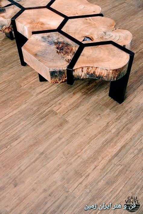 میز اسلب و رزین با پایه فلزی , میزهای جلو مبلی رزین اپوکسی، طراحی و ساخت انواع میزهای چوبی , ایده منحصر به فرد برای ساخت میز با اسلب چوبی , هنر كار با رزين و چوب