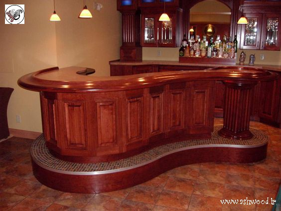 ایده میز بار چوبی , طراحی جدید برای ساخت میز چوبی , دکوراسیون میز بار میزبان ساخت میز بار طراحی میز بار چوبی , سفارش و ساخت کانتر بار و میز بار چوبی