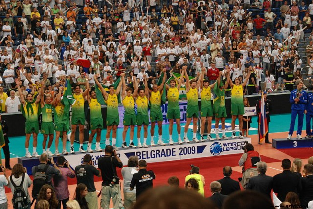 Brazil is the 2009 World League Champion.