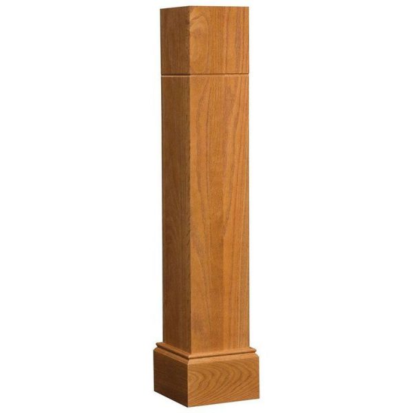 ستون چوبی ، کاور ستون با چوب پذیرایی