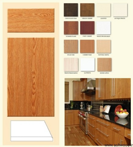 درب کابینت چوب بلوط , کابینت آشپزخانه تمام چوب کلاسیک