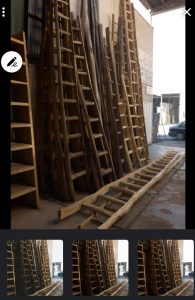 نردبان چوبی