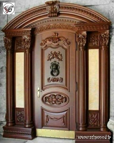 درب چوبی کلاسیک 