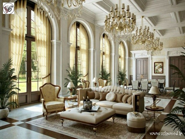 خانه های کلاسیک طراحی شده به سبک کلاسیک