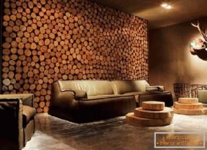 دیوارکوب لمبه چوب طبیعی، پانل دیواری در دکوراسیون داخلی