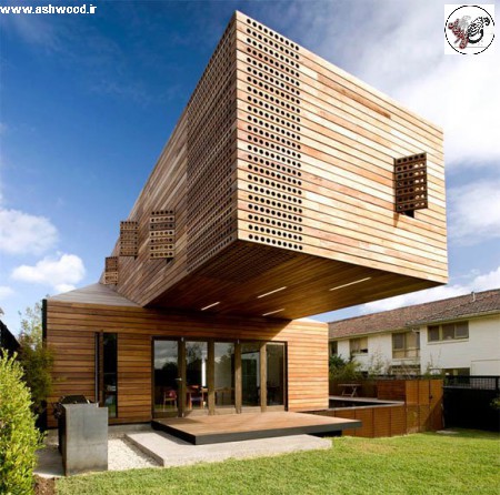 طراحی خانه های چوبی معاصر