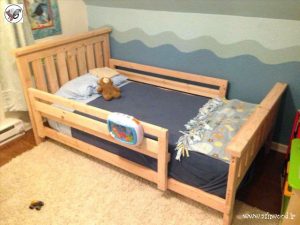 ایده های تخت کودک , ساخت تخت کودک چوب طبیعی 2019